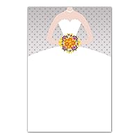 30 Blank Cards Invitations Thank You Cards Spring Bridal Shower + 30 White Envelopes