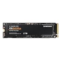 Samsung 970 EVO Plus SSD 2TB NVMe M.2 Internal Solid State Hard Drive w/ V-NAND Technology, Storage and Memory Expansion for Gaming, Graphics w/ Heat Control, Max Speed, MZ-V7S2T0B/AM