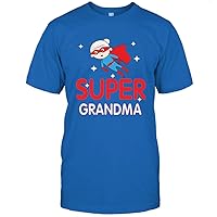 Womens Super Grandma T Shirt Grandma Superhero Tee Grandma Gifts