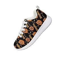 Children Casual Shoes Boys and Girls Surprise Halloween Design Shoes Shock-Absorbing Wear Resistant Soft Comfortable School Halloween Party