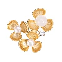 Brooch Pins 925 Silver Gold-plated Christmas New Year Valentine Gift Packaging