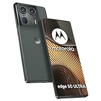 Motorola Edge 50 Ultra 5G (International Version) | 1TB Storage + 16GB RAM Dual-SIM (Nano, eSIM) GSM Unlocked Android 14 Smartphone (Forest Grey)