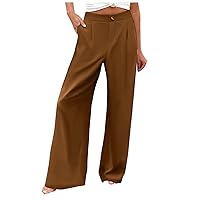 Plus Size Pants for Women Work Casual Satin Trousers for Women Petite Womens Flannel Pants