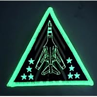 B-1b Lancer Glow in The Dark Patch – Plastic Backing, 3.5