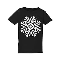 Manateez Infant Intricate Snowflake Design Tee Shirt