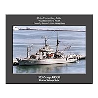 USS Grasp ARS-51 Personalized United States Navy Ship