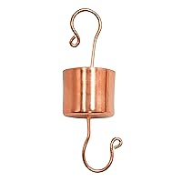 Monarch Abode 19045 Handcrafted Hanging Ant Guard Moat and Insect Trap for Bird Feeders Outdoor Decor for Garden Backyard Patio and Deck, Pure Copper