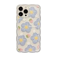 Blueberry Flowers Clear Phone Case for iPhone 13 12 Mini 11 Pro Xs Max 13Pro 12Pro SE2 X XR 8 7 Plus Soft Silicone Cover,Blueberry Flowers,for iPhone SE 2020