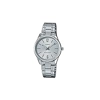 Casio #LTP-V005D-7B Women's Standard Stainless Steel Silver Dial 3-Hand Analog Watch
