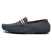 Mens Penny Loafers Suede Leather Casual Slip On Driving Wedding Prom Shoes Moccasins
