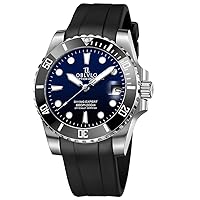 Luxury Brand 316L Stainless Steel Mechanical Automatic Watch Top-end Mens Diving Super Luminous Waterproof Rubber Sport Wristwatch DM