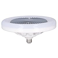 BigKing Ceiling Fan Small E27 30W Quiet Adjustable LED Fan Lamp for Nursery Bedroom 85-265V