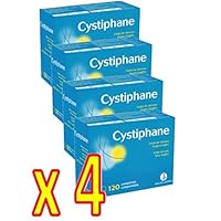 Cystiphane Hair and Nails - Food Supplement has a Double Action Effect to Keep Hair and Nails Healthy - Pack 4 x 120 Tablets by Biorga