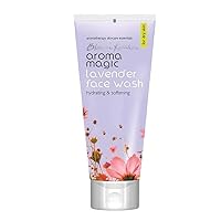 Lavender Face Wash | 3.38 Fl Oz (100ml) | Hydrating Facial Cleanser for Dry Skin | Natural Facewash with Essential Oil of Rose | for Men & Women
