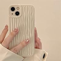 Soft Water Ripple Phone Case for iPhone 11 12 13 14 Pro Max X Xs XR Max 7 8 Plus SE 2020 2022 Candy Bumper Silicone Cover,White,for iPhone Xs MAX