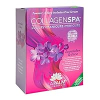 Luxury Manicure and Pedicure with Collagen Bubble Crystals - Lavender & Lace (1 Pack)