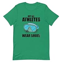 Vintage Not All Athletes Wear Shoes Inspiring Swimmer Saying Retro Swimming 2