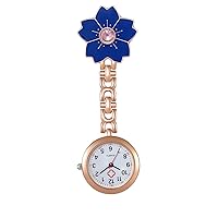 Avaner Nurse Watches Clip-on Fob Watches Analog Quartz Lapel Watches Brooch Hanging Nursing Watches for Women