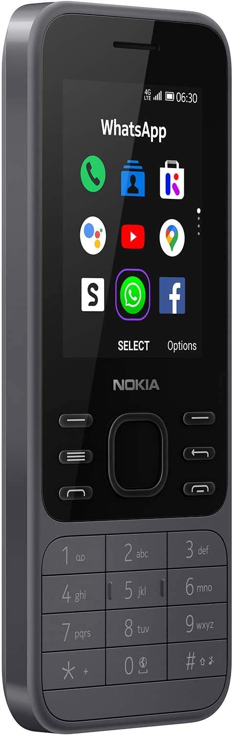 Nokia 6300 4G TA-1324 4GB GSM Unlocked Dual Sim Phone - Light Charcoal