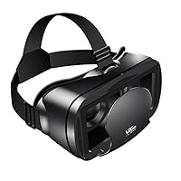 VR Headset Glasses 3D Full Screen Visual Wide-Angle Virtual Reality VRG Pro for 5-7inch Smartphone Movies Games VR Headset