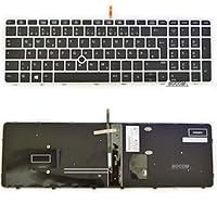 Keyboard with Backlight and Trackpoint DE Keyboard for HP EliteBook 755 850 G3 G4 ZBook 15u