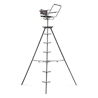 Guide Gear 12' Tripod Deer Stand Tower for Hunting Climbing Hunt Seat, Hunting Gear Equipment Accessories