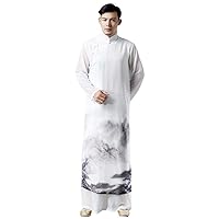 ZooBoo Tai Chi Uniform Robe - Chinese Traditional Martial Arts Wing Chun Kung Fu Training Cloths Apparel Clothing for Men