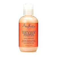 SHEA MOISTURE Sheamoisture's Coconut & Hibiscus Curl & Shine Shampoo, 3.2 Oz