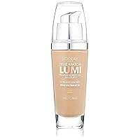 L'Oreal Paris True Match Lumi Healthy Luminous Makeup, W6 Sun Beige, 1 fl; oz.