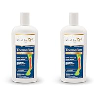 Thermaflex Liniment Gel for Sore Muscles and Joint Relief in Horses 12 Fluid Ounces (Pack of 2)