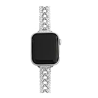 Kolgios 38/40/41mm 42/44/45mm Cool Women Chain Smartwatch Bands Compatible for Apple Watch Bands Series 9/8/7/6/SE/5/4 Stylish Replacement Watch Strap for Iwatch 9/8 Bracelet Gift To Her