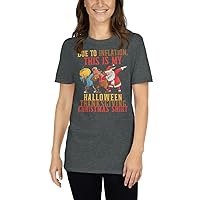 Prison Jail Inmate Prisoner of The Month Halloween Costume Unisex T-Shirt Dark Heather