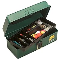 Plano One Tray Tackle Box, Dark Green Metallic