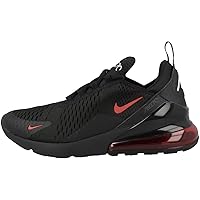 Nike Men's Air Max 270 Trainers, Black University Red White, 10.5 US