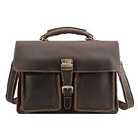 Passion Leather Leather Briefcase for Men and Women Handmade Leather Messenger Bag for Laptop Best Computer Satchel School Distressed Bag