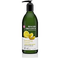 Avalon Organics Hand & Body Lotion, Lemon 12 oz (Pack of 7)