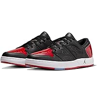 Nike DV5141-006 Jordan New Retro 1 Low Shoes, Sneakers, Jordan NU RETRO 1 Low, Black/White/Varsity Red, Authentic Japanese Product
