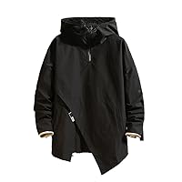 Streetwear Spring Autumn Hooded Men's Jacket Coat Hip Hop Casual Windbreaker Bomber Jackets For Men