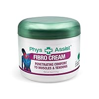 PhysAssist Fibromyalgia Cream – Natural Botanical Soothing and Cooling, 4 oz jar.