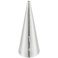 Endoshoji WKT32001 Commercial Nozzle Round, No.1, 18-8 Stainless Steel, Made in Japan