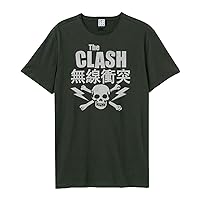 Amplified Unisex Adult The Clash Lightning Bolt T-Shirt