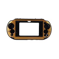 Colorful Aluminum Metal Skin Protective Cover Case for Sony PS Vita PSV PCH-2000 - Color Gold