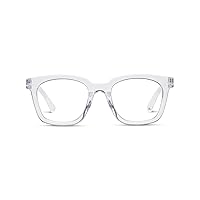 Peepers by PeeperSpecs Women's to The Max Progressive Blue Light Blocking Reading Glasses Oversized Soft Square