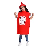 DSplay Kids Mustard Ketchup Costume Halloween Party