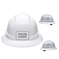 Full Brim Hard Hat Construction Hard Hat Customizable Safety Hard Hat with Vents