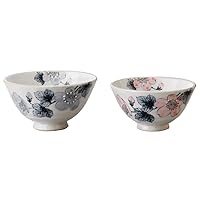 Craftmanhouse Thin Cherry Blossom Rice Bowls (Pair)