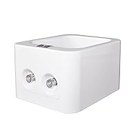 Feet Soaking Tub,Foot Massager Spa,Portable Foot Spa,Pedicure Foot Spa,Foot Soak Tub,Foot Tub for Soaking Feet,Pedicure Kit Foot Spa,Foot Bath Spa with Square Waterfall Outlet,Foot Bath Basin