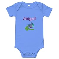 Abigail Personalized Baby Short Sleeve One Piece