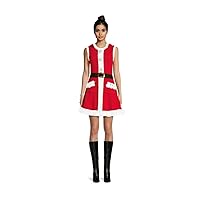 No Boundaries Juniors Santa Dress with Hood