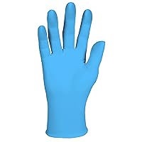 KleenGuard™ G10 Flex™ Blue Nitrile Gloves (54334), 3 Mil, Ambidextrous, Touchscreen Compatible, Large, 100 Gloves/Box